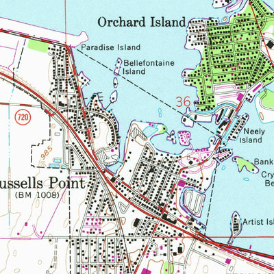 United States Geological Survey Russells Point, OH (1961, 24000-Scale) digital map