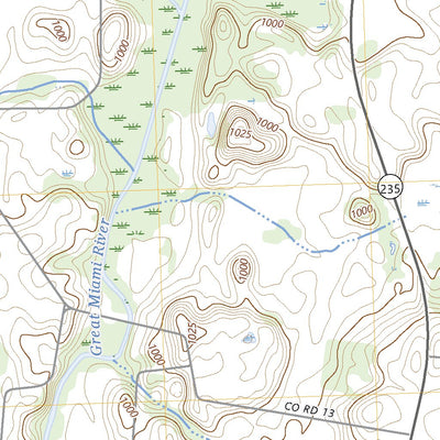 United States Geological Survey Russells Point, OH (2023, 24000-Scale) digital map