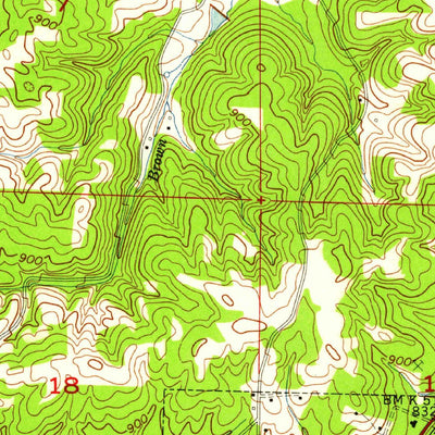 United States Geological Survey Russellville, AL (1957, 24000-Scale) digital map