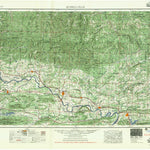 United States Geological Survey Russellville, AR (1956, 250000-Scale) digital map