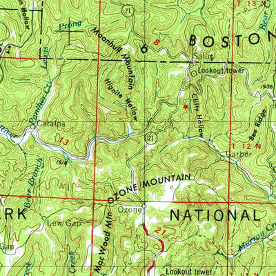 United States Geological Survey Russellville, AR (1977, 250000-Scale) digital map