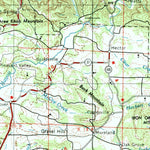 United States Geological Survey Russellville, AR (1984, 250000-Scale) digital map
