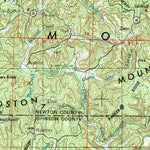United States Geological Survey Russellville, AR (1984, 250000-Scale) digital map