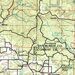 United States Geological Survey Russellville, AR (1992, 250000-Scale) digital map