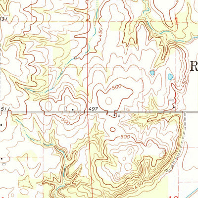 United States Geological Survey Russellville, IL-IN (1964, 24000-Scale) digital map