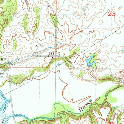 United States Geological Survey Russellville, IN (1963, 24000-Scale) digital map