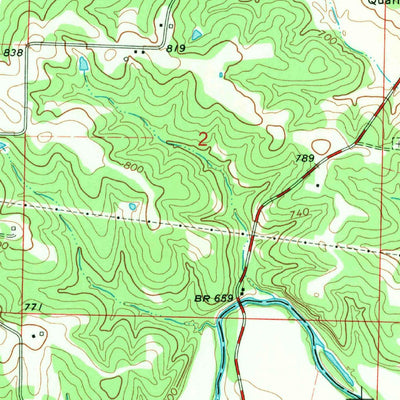 United States Geological Survey Russellville, MO (1969, 24000-Scale) digital map
