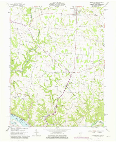 United States Geological Survey Russellville, OH-KY (1961, 24000-Scale) digital map