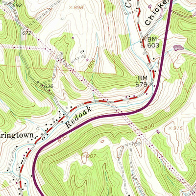 United States Geological Survey Russellville, OH-KY (1961, 24000-Scale) digital map