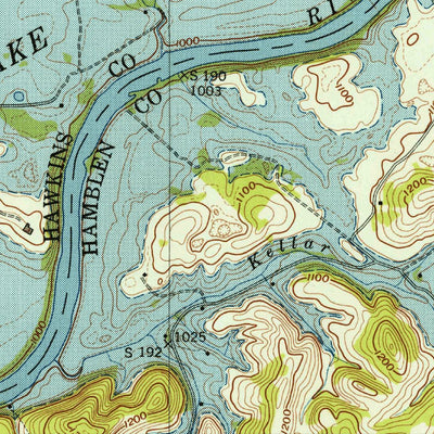 United States Geological Survey Russellville, TN (1939, 24000-Scale) digital map