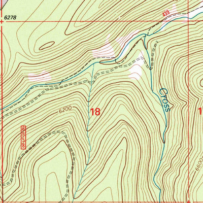 United States Geological Survey Russian Flat, MT (1995, 24000-Scale) digital map