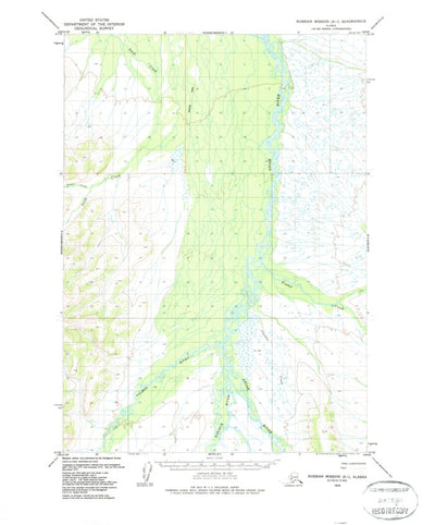 United States Geological Survey Russian Mission A-1, AK (1979, 63360-Scale) digital map