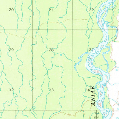United States Geological Survey Russian Mission A-1, AK (1979, 63360-Scale) digital map