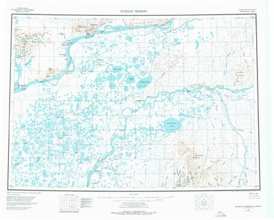 United States Geological Survey Russian Mission, AK (1947, 250000-Scale) digital map