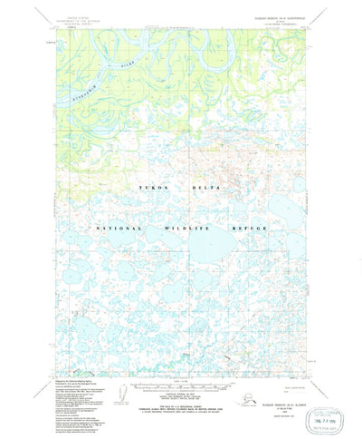 United States Geological Survey Russian Mission B-4, AK (1954, 63360-Scale) digital map