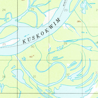 United States Geological Survey Russian Mission B-4, AK (1954, 63360-Scale) digital map