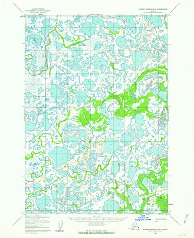 United States Geological Survey Russian Mission B-6, AK (1952, 63360-Scale) digital map