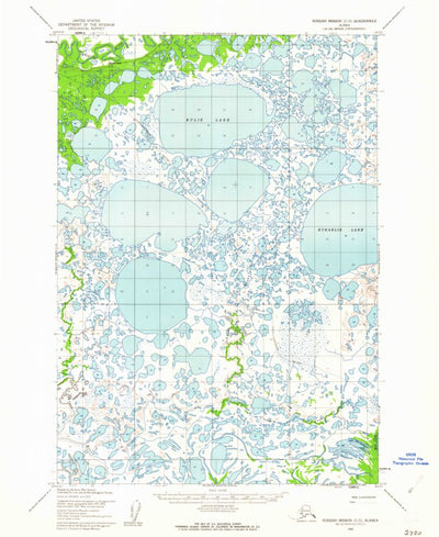 United States Geological Survey Russian Mission C-5, AK (1952, 63360-Scale) digital map