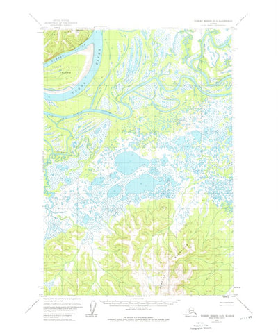 United States Geological Survey Russian Mission D-3, AK (1952, 63360-Scale) digital map
