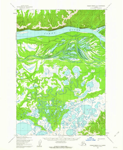 United States Geological Survey Russian Mission D-4, AK (1952, 63360-Scale) digital map
