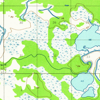 United States Geological Survey Russian Mission D-4, AK (1952, 63360-Scale) digital map