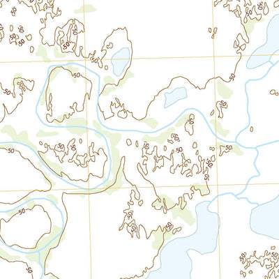 United States Geological Survey Russian Mission D-5 SW, AK (2017, 25000-Scale) digital map