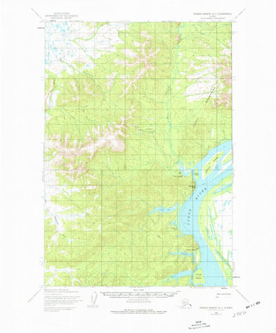 United States Geological Survey Russian Mission D-7, AK (1952, 63360-Scale) digital map