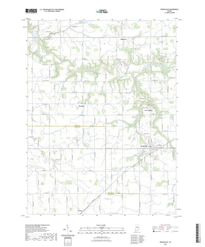 United States Geological Survey Russiaville, IN (2022, 24000-Scale) digital map
