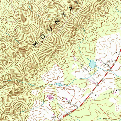 United States Geological Survey Rustburg, VA (1963, 24000-Scale) digital map