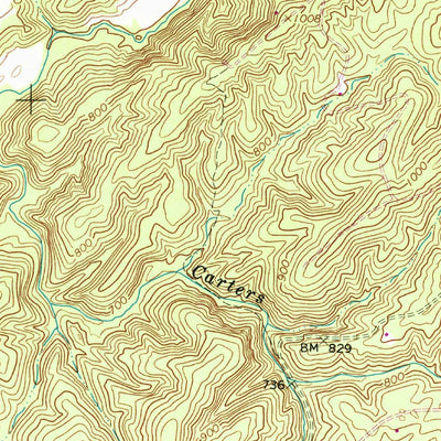 United States Geological Survey Rustburg, VA (1963, 24000-Scale) digital map