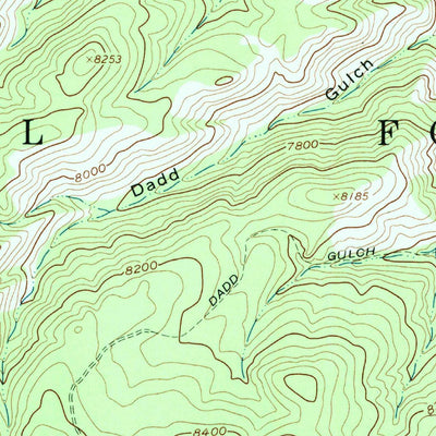 United States Geological Survey Rustic, CO (1962, 24000-Scale) digital map