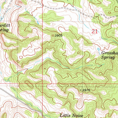 United States Geological Survey Rustler Divide, MT (1980, 24000-Scale) digital map