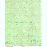 United States Geological Survey Rustler Peak, OR (1985, 24000-Scale) digital map