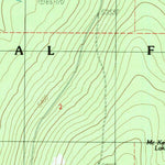 United States Geological Survey Rustler Peak, OR (1985, 24000-Scale) digital map