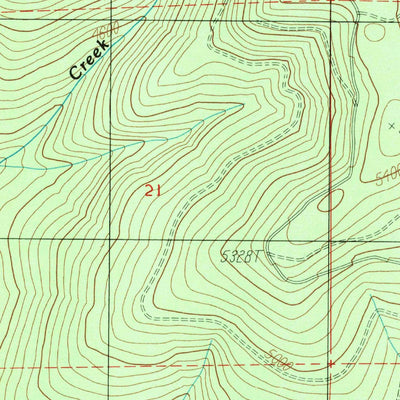 United States Geological Survey Rustler Peak, OR (1985, 24000-Scale) digital map