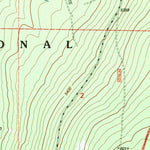 United States Geological Survey Rustler Peak, OR (1997, 24000-Scale) digital map