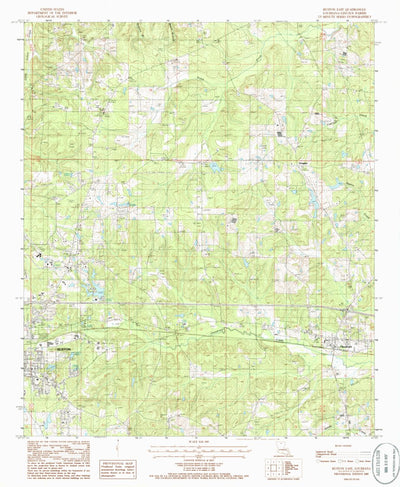 United States Geological Survey Ruston East, LA (1985, 24000-Scale) digital map