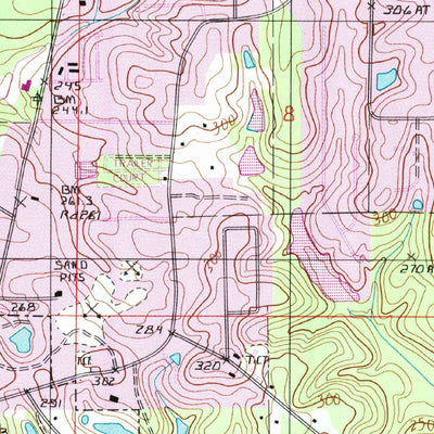 United States Geological Survey Ruston East, LA (1994, 24000-Scale) digital map