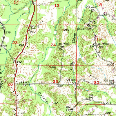 United States Geological Survey Ruston, LA (1950, 62500-Scale) digital map