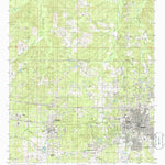 United States Geological Survey Ruston West, LA (1985, 24000-Scale) digital map