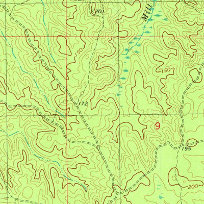 United States Geological Survey Rutan, AL (1982, 24000-Scale) digital map