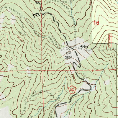 United States Geological Survey Ruth Lake, CA (1997, 24000-Scale) digital map