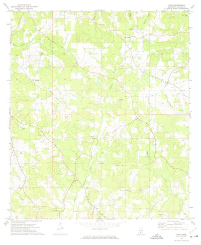 United States Geological Survey Ruth, MS (1972, 24000-Scale) digital map