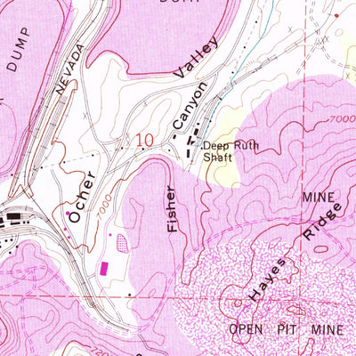 United States Geological Survey Ruth, NV (1958, 24000-Scale) digital map