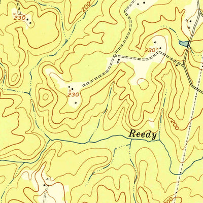 United States Geological Survey Ruther Glen, VA (1951, 24000-Scale) digital map