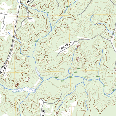 United States Geological Survey Ruther Glen, VA (2022, 24000-Scale) digital map