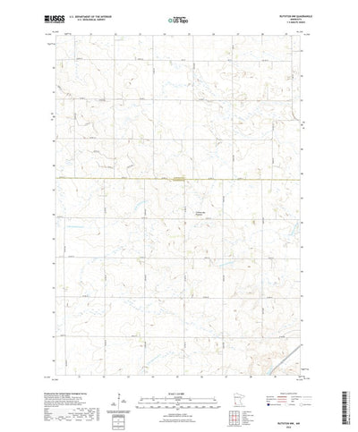 United States Geological Survey Ruthton NW, MN (2022, 24000-Scale) digital map