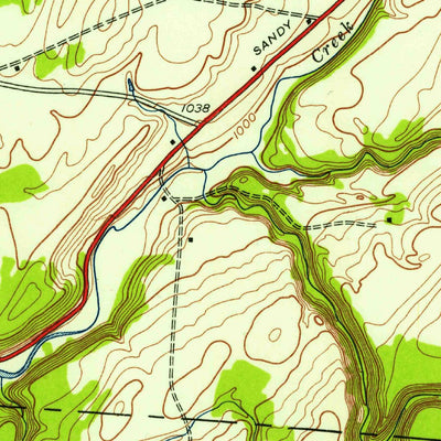 United States Geological Survey Rutland Center, NY (1943, 24000-Scale) digital map