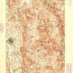 United States Geological Survey Rutland, VT (1893, 62500-Scale) digital map