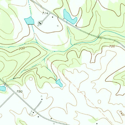 United States Geological Survey Rutledge North, GA (1971, 24000-Scale) digital map